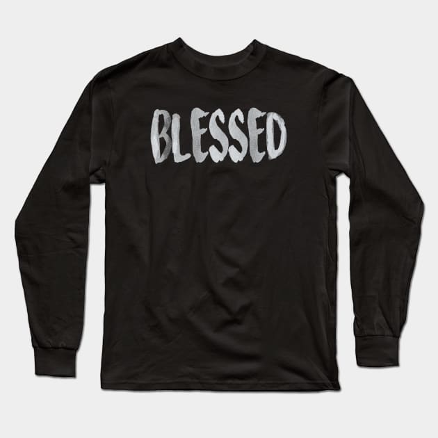 Blessed Long Sleeve T-Shirt by LefTEE Designs